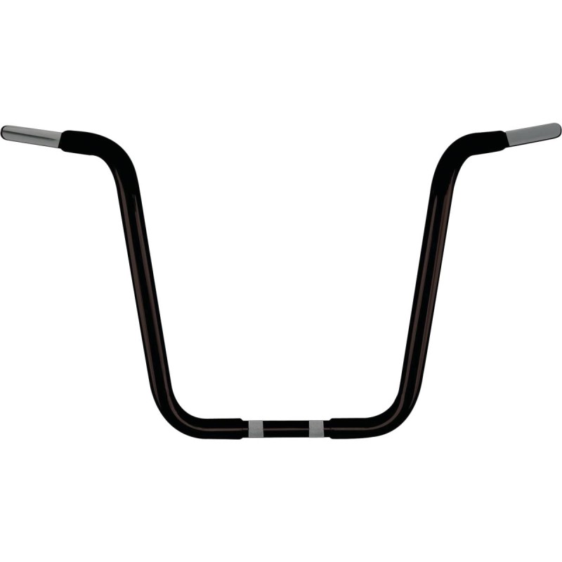 16 Chubby Classic Ape Hanger Handlebar Black Powder Coated 1 1/4" Throttle By Wire