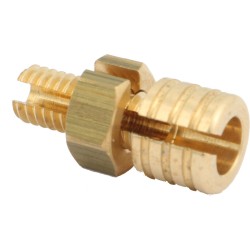 Throttle Housing Cable Register Brass Polished