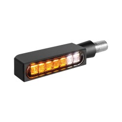 Blokk-Line LED Turn Signal/Position Light Black Anodized Smoke LED