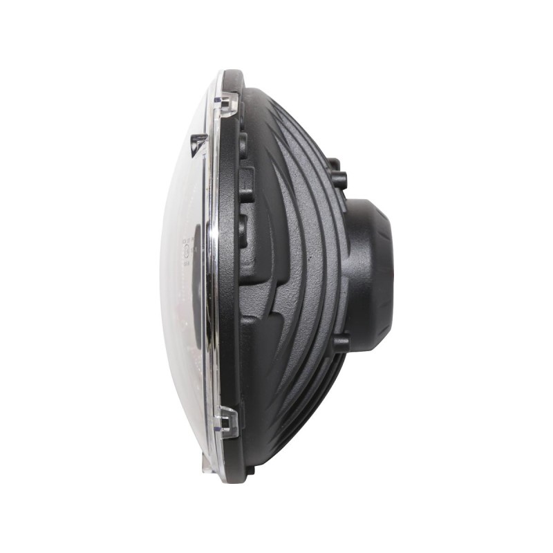 Type 3 7" LED Reflektor Scheinwerfereinsatz Black bulb shield Black Clear LED