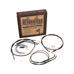 18" Apehanger Cable Kit Black Vinyl Non-ABS