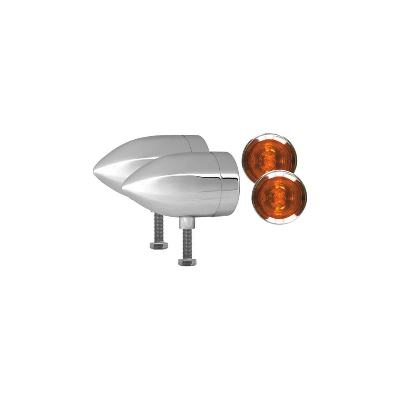 Beacon 2 Halogen Smooth Housing with Amber Lens 20 Watt Marker Light