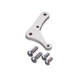 4 Piston Front Bracket, For 8,5" Rotor, Left and Right, Polished