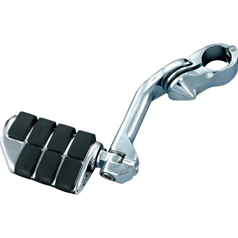 Tour-Tech Cruise Mounts with Dually ISO-Pegs Long Arm Chrome