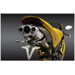 Micro Rhombus Titan LED Turn Signal Front Left/Rear Right Titanium Polished Clear LED