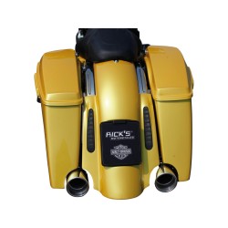 Touring rear fender by Rick's GFK for models 14-17 Rear Fender with Cutout for CVO Turn Signals