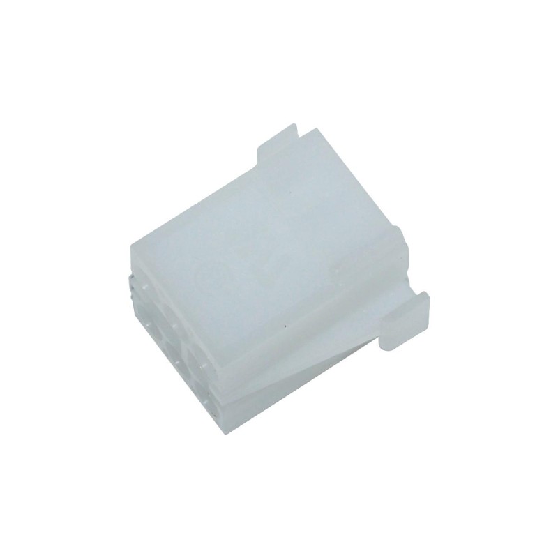 AMP 6-Position Female Mate-n-Lock OEM Style Connector Housing White