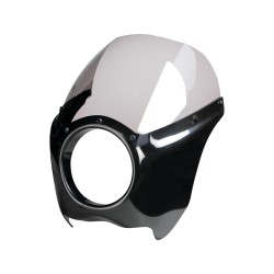 Original Fairing Kit Wide Glide and Custom Mid Glide 39 mm forks, smooth design, no mounting brackets included Gloss Black ABS