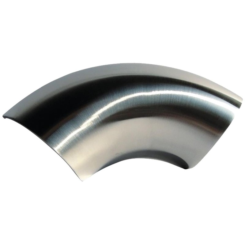 Curved Hot Shot Pipes E2 Heat Shield Smooth Polished