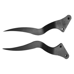 Custom 8mm Fender Strut For 220 mm Fender, Centered Raw