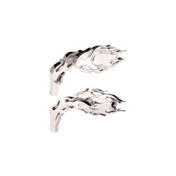 Flamed Micro Mirror Chrome Right