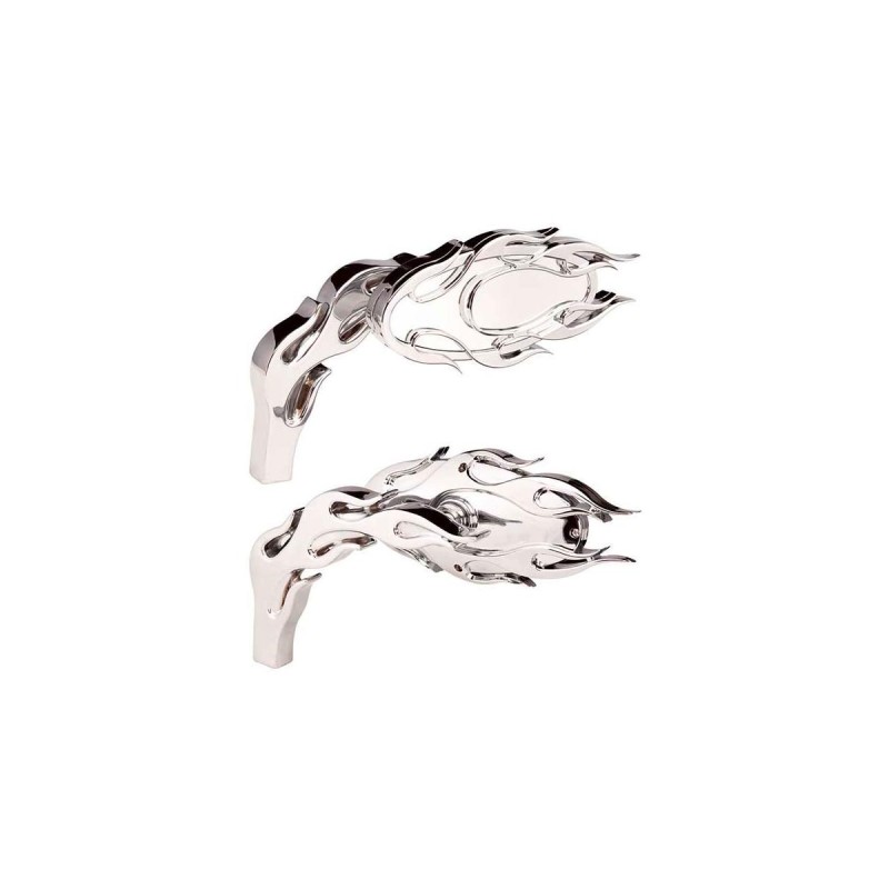 Flamed Micro Mirror Chrome Right