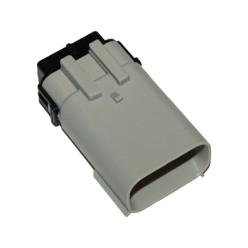 12-Position Molex MX-150 Series Male Connector Gray