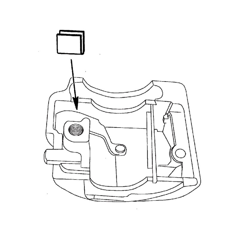 Late Models Front Brake Light Switch Spring Clip