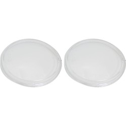 Twin 4" Headlight Lens