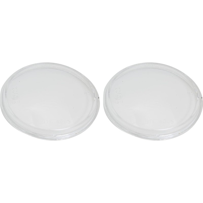 Twin 4" Headlight Lens