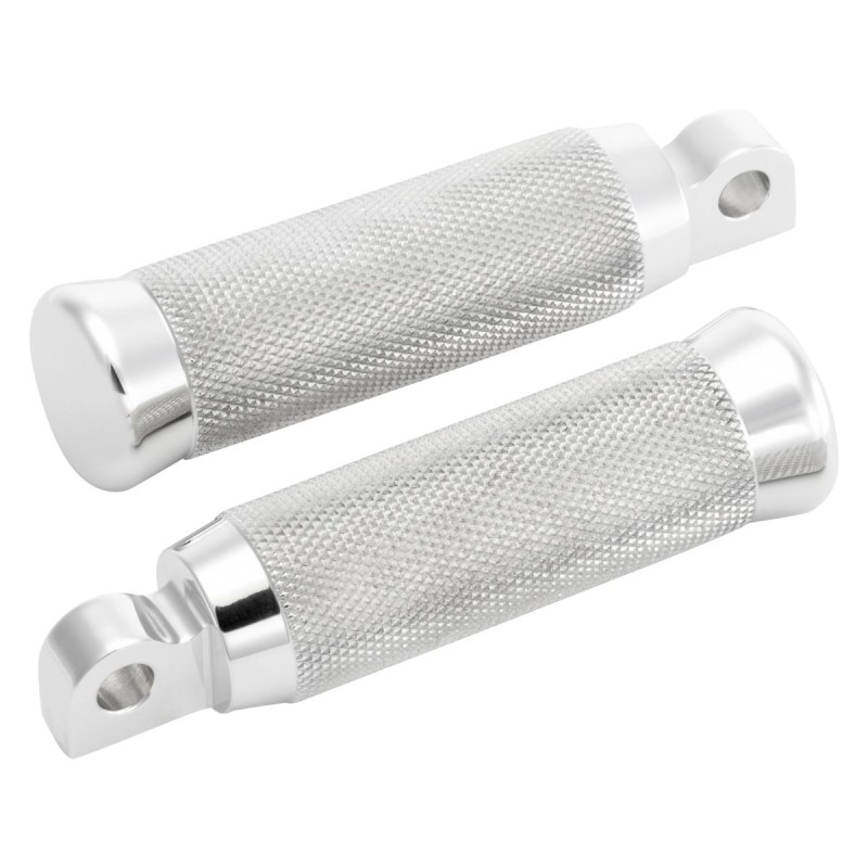 Knurled Sportster 48 and 72 Foot Pegs Aluminium Polished