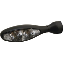 Micro 1000 PL LED Turn Signal/Position Light Black Clear LED