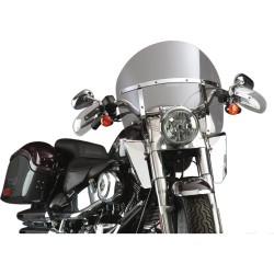 SwitchBlade Chopped Quick Release Windshield Height: 21,1", Width: 22,2" Light Smoke
