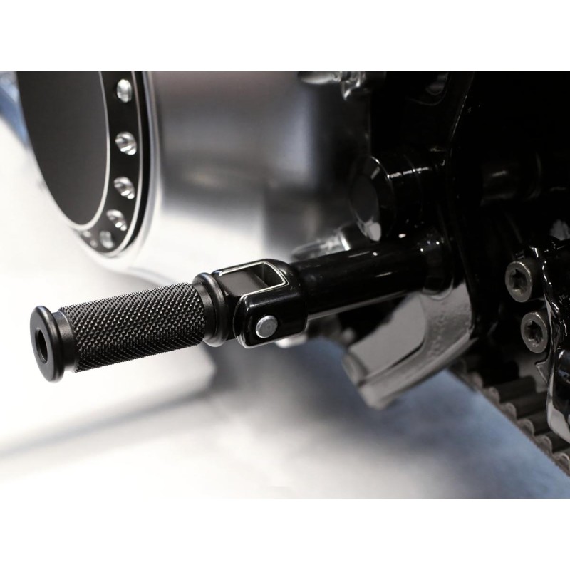 Passenger Footpegs Rubber Black