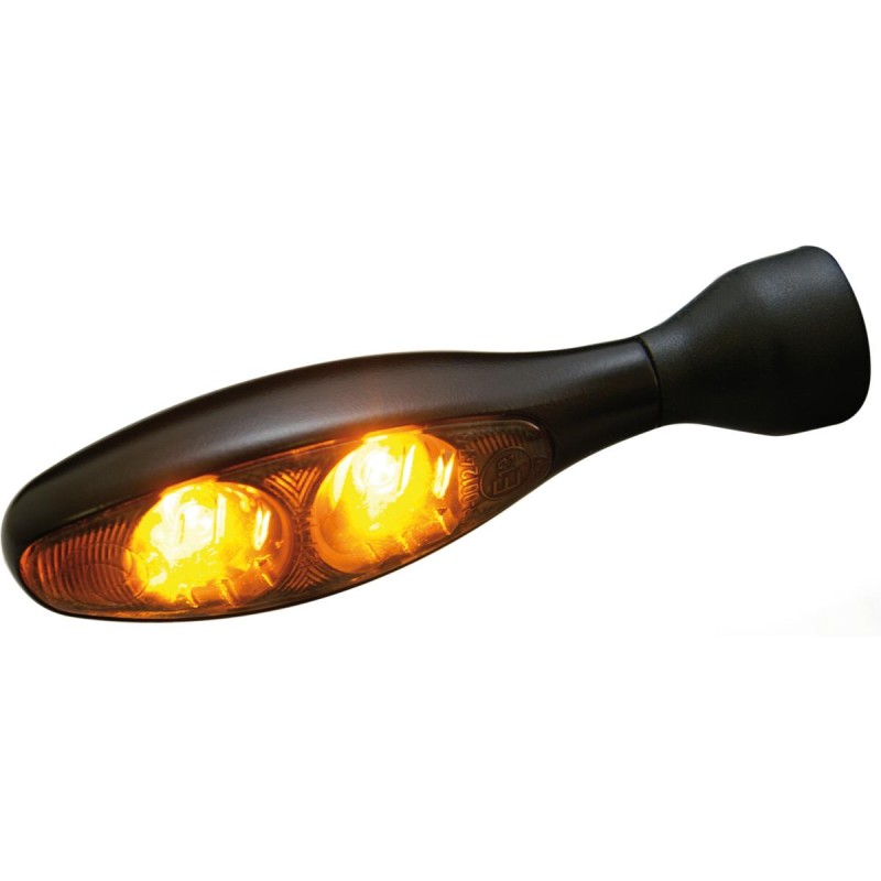 Micro 1000 Dark LED Turn Signal Black Tinted LED