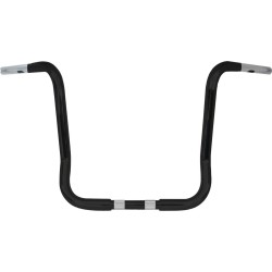 14 Chubby Bagger Ape Handlebar Black Powder Coated 1 1/4" Throttle By Wire