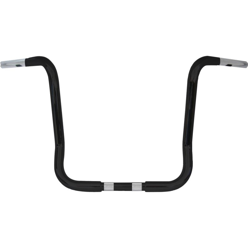 14 Chubby Bagger Ape Handlebar Black Powder Coated 1 1/4" Throttle By Wire