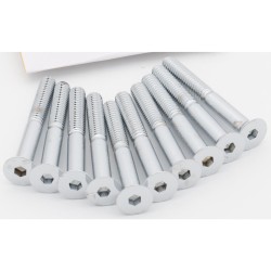Flat Head Screw Pack Chrome