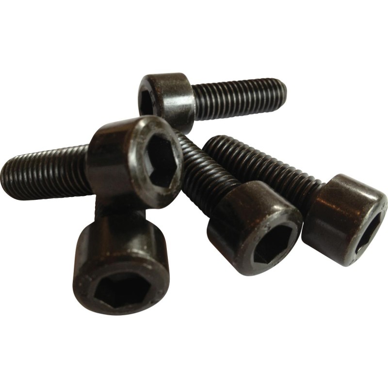 Cult-Werk, Triple Tree Bolts, Set Of Five, Black Triple Tree Screw Set