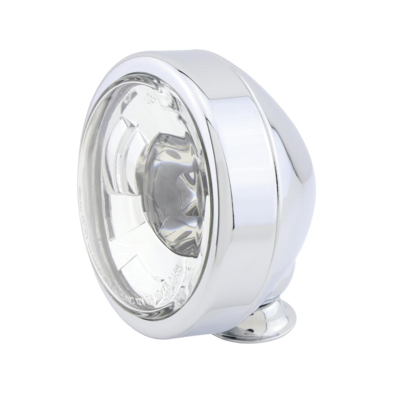 4" High Beam Headlight Chrome LED