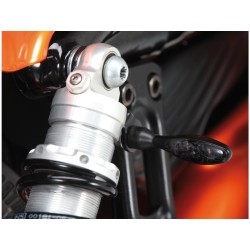 Rear Turn Signal Bracket Double angeled Black Powder Coated