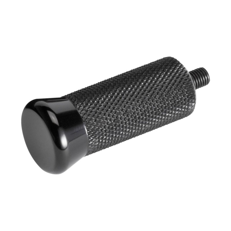 Knurled Shifter Peg Black, Anodized