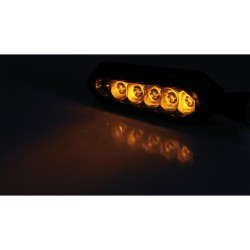 SORA Sequential LED Turn Signal Black Satin Mirror LED