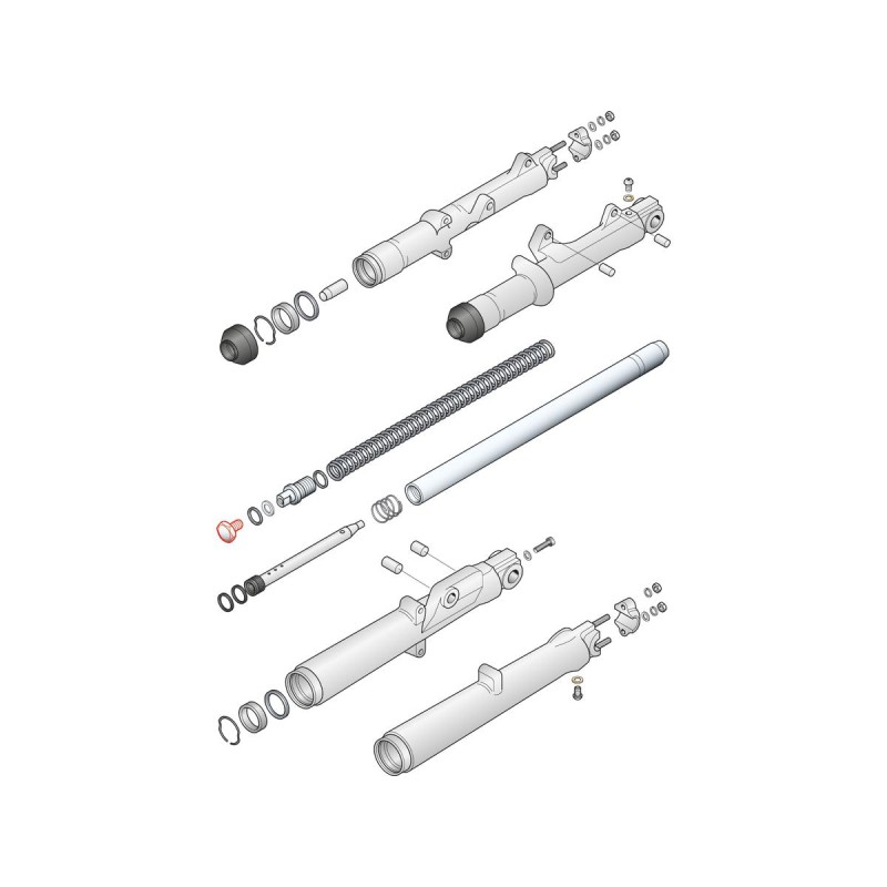 CHR FRK TUB BLT Front Fork Parts