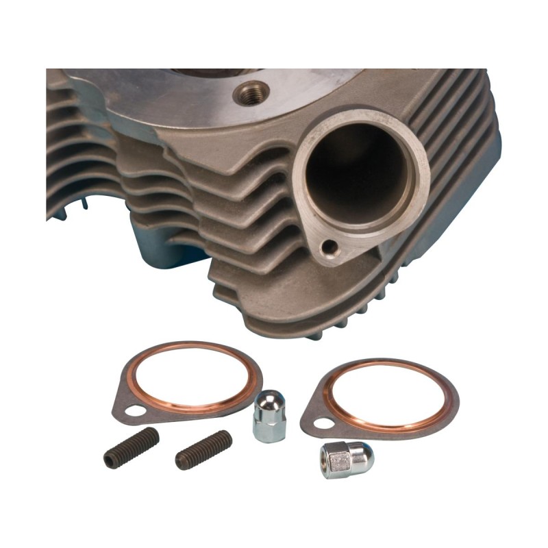 Exhaust Mounting Gasket Kit Paper Backed Gasket with Firering and Acorn Nuts