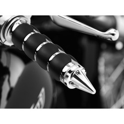 Stiletto Grip End Caps Chrome