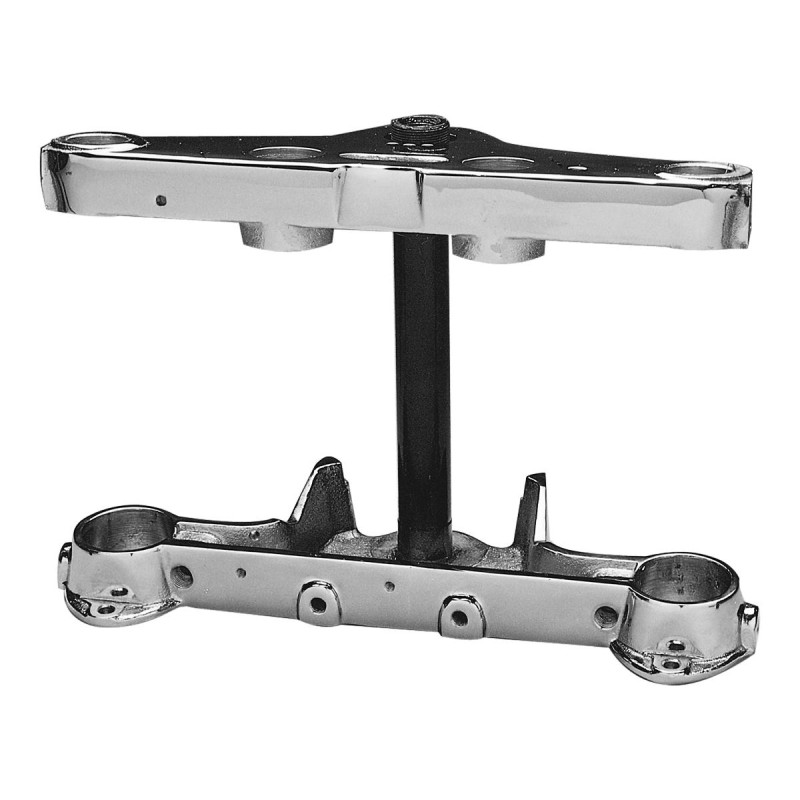 UPPER TRIPLE CLAMP FL Triple Tree Backside not drilled and tapped for headlight tins