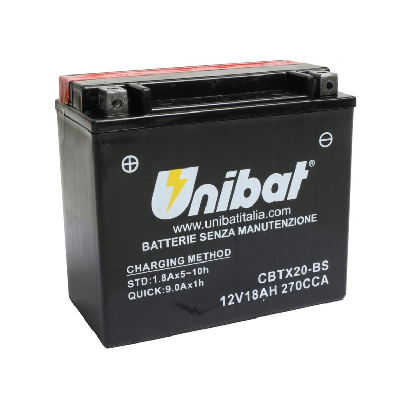 Maintance Free Series CBTX20-BS Batterie Dry Battery with Acid Pack AGM, 270 A, 18.0 Ah