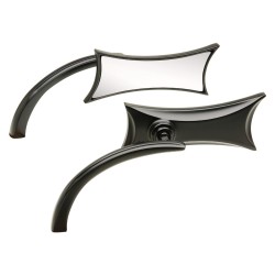Four Point Micro Mirror Black Powder Coated Left