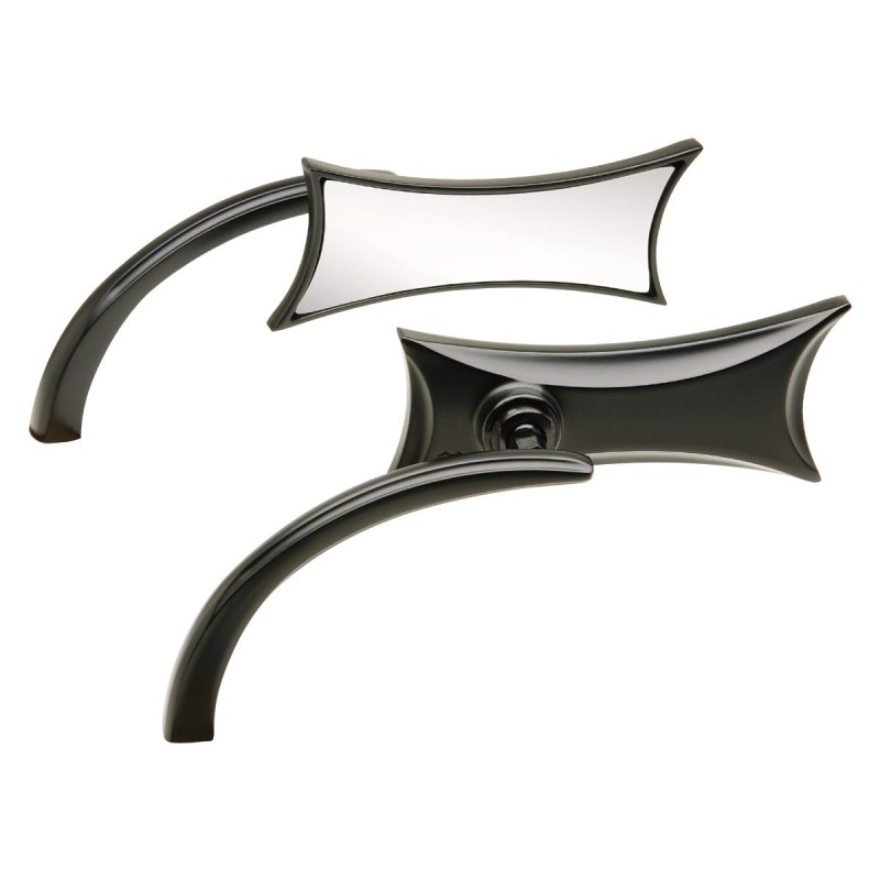 Four Point Micro Mirror Black Powder Coated Left