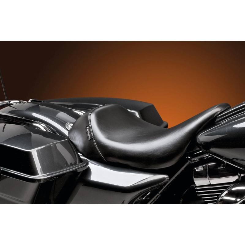 Bare Bones Gel Solo Seat Smooth Black Vinyl