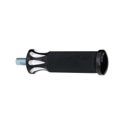 Deep Cut Fusion Shift/Brake Peg Black, Anodized