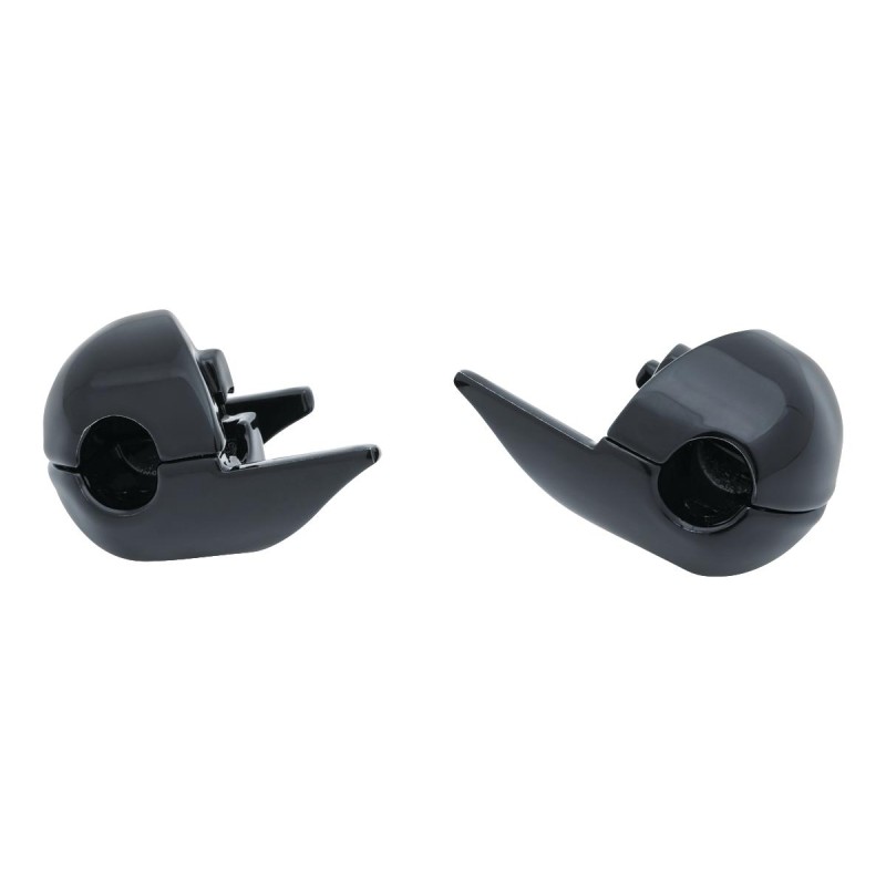 Atto Rear Turn Signals Adapters for Indian Black Gloss