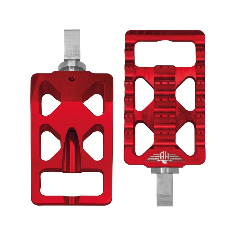 MX V1 Foot Pegs Red Anodized