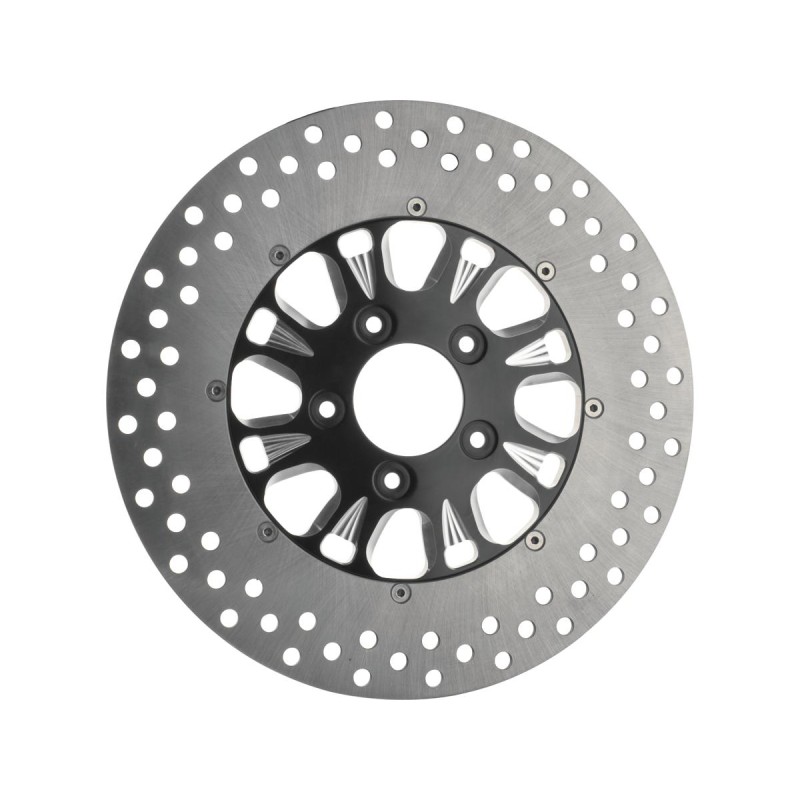 Supercharger 2-Piece Brake Rotor Black Right