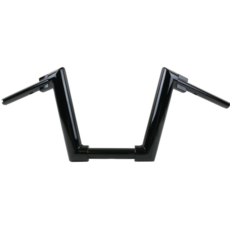2" Str8UP Softail Handlebars Medium (280mm), Width Lower Tube 260 mm Black Powder Coated Hydraulic Clutch Throttle By Wire