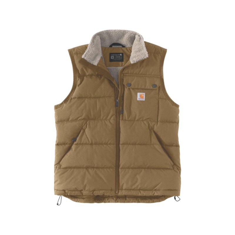 Rain Defender Loose Fit Carhartt Montana Insulated Vest XL Oak Brown