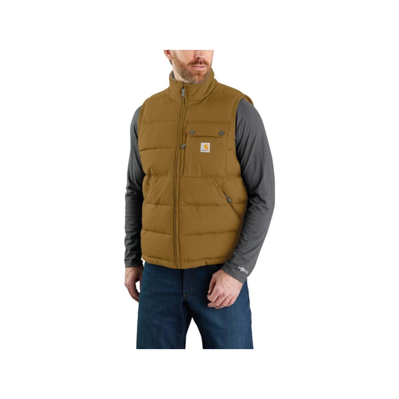 Rain Defender Loose Fit Carhartt Montana Insulated Vest XL Oak Brown