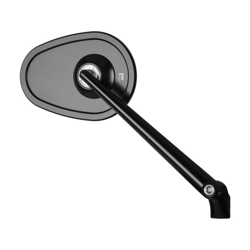 mo.view club Mirror Stem length: 150mm Black, Anodized