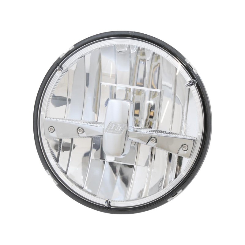 Type 3 7" LED Reflektor Scheinwerfereinsatz Chrome bulb shield Chrome Clear LED